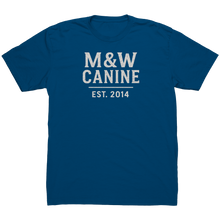 Load image into Gallery viewer, MW_Canine_Mens_Support_Tee_Cool_Blue_Mockup.png