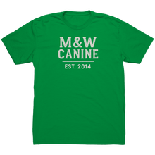 Load image into Gallery viewer, MW_Canine_Mens_Support_Tee_Kelly_Green_Mockup.png