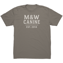 Load image into Gallery viewer, MW_Canine_Mens_Support_Tee_Warm_Grey_Mockup.png