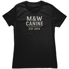 Load image into Gallery viewer, MW_Canine_Womens_Support_Tee_Black_Mockup.png