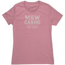 Load image into Gallery viewer, MW_Canine_Womens_Support_Tee_Light_Pink_Mockup.png