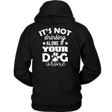 Load image into Gallery viewer, Drinking Alone Unisex Hoodie