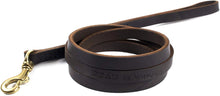 Load image into Gallery viewer, Simple Leather Lead - M&amp;W CANINE SHOP