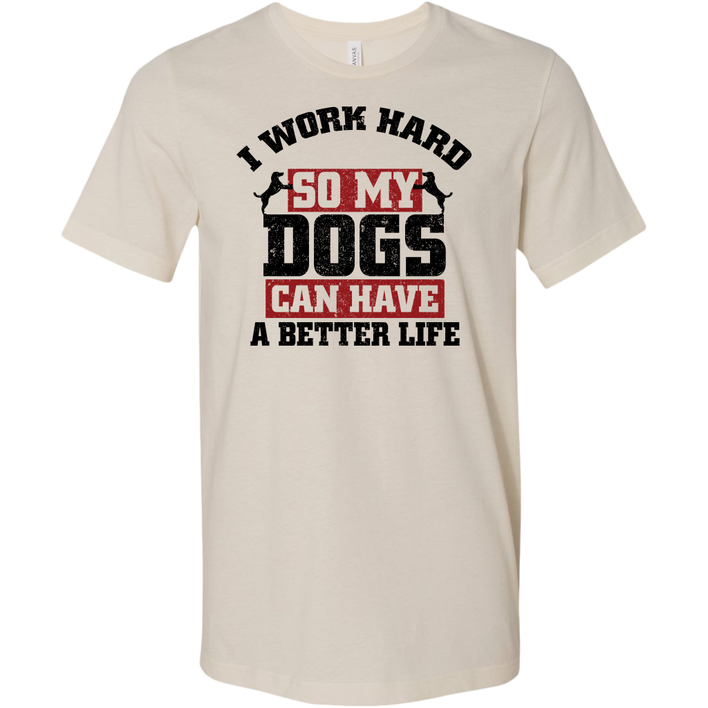 I Work Hard Men's Shirt