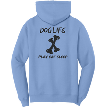 Load image into Gallery viewer, Dog_Life-Unisex_Hoodie_Light_Blue_Mockup.png