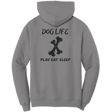 Load image into Gallery viewer, Dog_Life-Unisex_Hoodie_Medium_Grey_Mockup.png