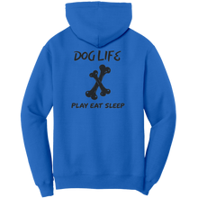 Load image into Gallery viewer, Dog_Life-Unisex_Hoodie_Royal_Mockup.png