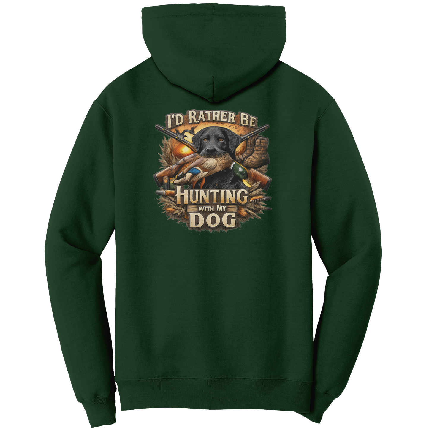 Hunting_With_My_Dog_Hoodie_Dark_Green_Back_Mockup.png