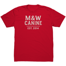Load image into Gallery viewer, MW_Canine_Mens_Support_Tee_Red_Mockup.png
