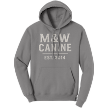 Load image into Gallery viewer, MW_Canine__Unisex_Hoodie_Med_Grey_Front_Mockup.png