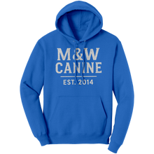 Load image into Gallery viewer, MW_Canine__Unisex_Hoodie_Royal_Front_Mockup.png