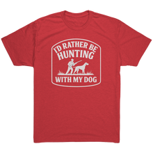Load image into Gallery viewer, Rather_Be_Hunting_With_My_Dog_Vintage_Red_Mockup.png