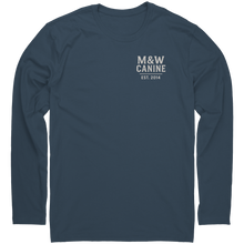 Load image into Gallery viewer, WORKTRAINBITE_Long_Sleeve_Tee___Indigo_Mockup.png