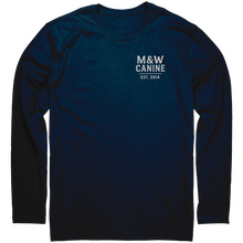 Load image into Gallery viewer, WORKTRAINBITE_Long_Sleeve_Tee___Midnight_Navy_Mockup.png
