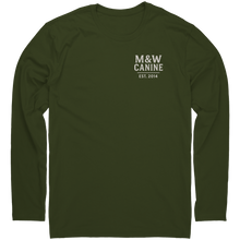 Load image into Gallery viewer, WORKTRAINBITE_Long_Sleeve_Tee___Military_Green_Mockup.png