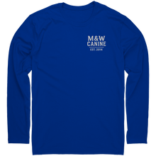 Load image into Gallery viewer, WORKTRAINBITE_Long_Sleeve_Tee___Royal_Mockup.png