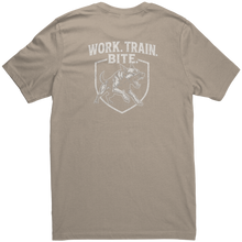 Load image into Gallery viewer, WORKTRAINBITE_Mens_Tee__MW_Ca_Tan_Back_Mockup.png