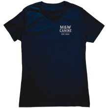 Load image into Gallery viewer, WORKTRAINBITE_Womens_Tee_Midnight_Navy_Mockup.png_15588164