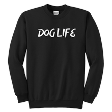 Load image into Gallery viewer, Dog Life Youth Crewneck - M&amp;W CANINE SHOP