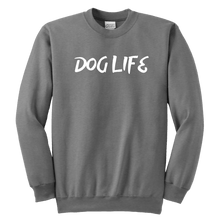 Load image into Gallery viewer, Dog Life Youth Crewneck - M&amp;W CANINE SHOP
