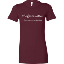 Load image into Gallery viewer, Dog Lives Women&#39;s Shirt - M&amp;W CANINE SHOP