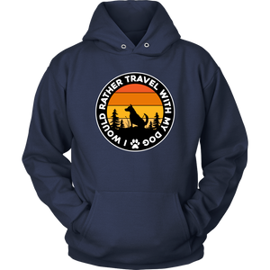 Travel With Dog Unisex Hoodie