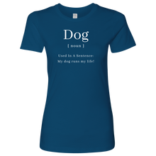 Load image into Gallery viewer, Dog Definition Women&#39;s Shirt - M&amp;W CANINE SHOP