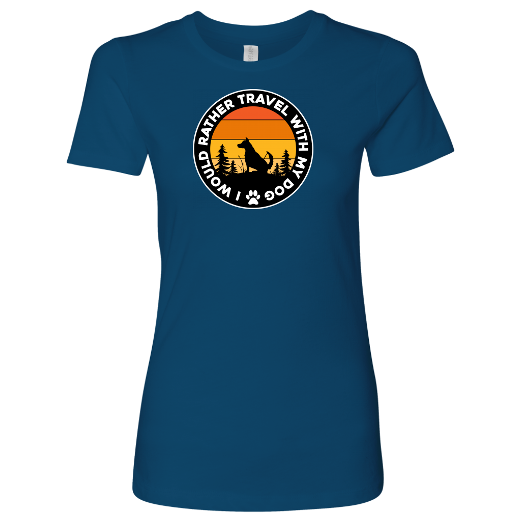 Travel  W/Dog Women's Shirt