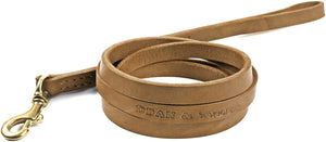 Simple Leather Lead - M&W CANINE SHOP