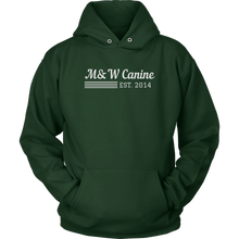 Load image into Gallery viewer, M&amp;W Canine Est. Hoodie Unisex - M&amp;W CANINE SHOP