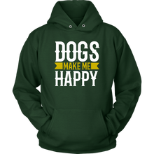 Load image into Gallery viewer, Dogs Make Me Unisex Hoodie