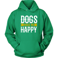 Load image into Gallery viewer, Dogs Make Me Unisex Hoodie