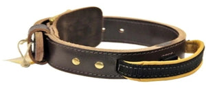 Simplicity Leather Collar W/Handle - M&W CANINE SHOP