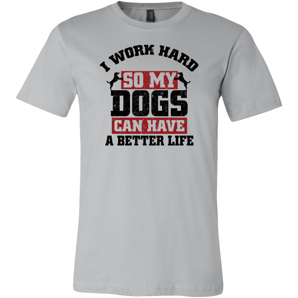 I Work Hard Men's Shirt