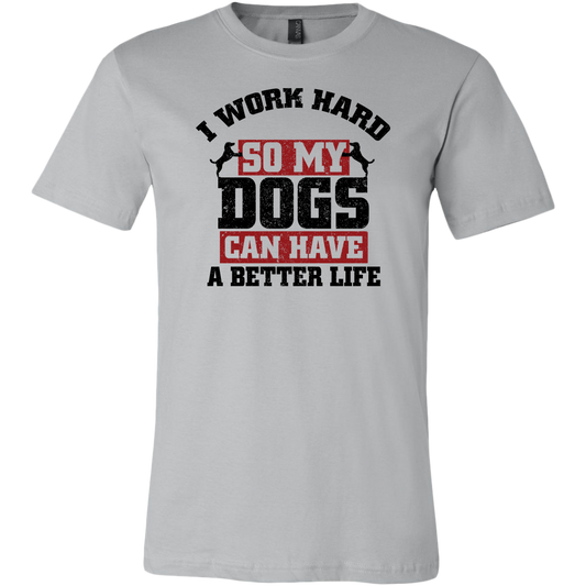 I Work Hard Men's Shirt