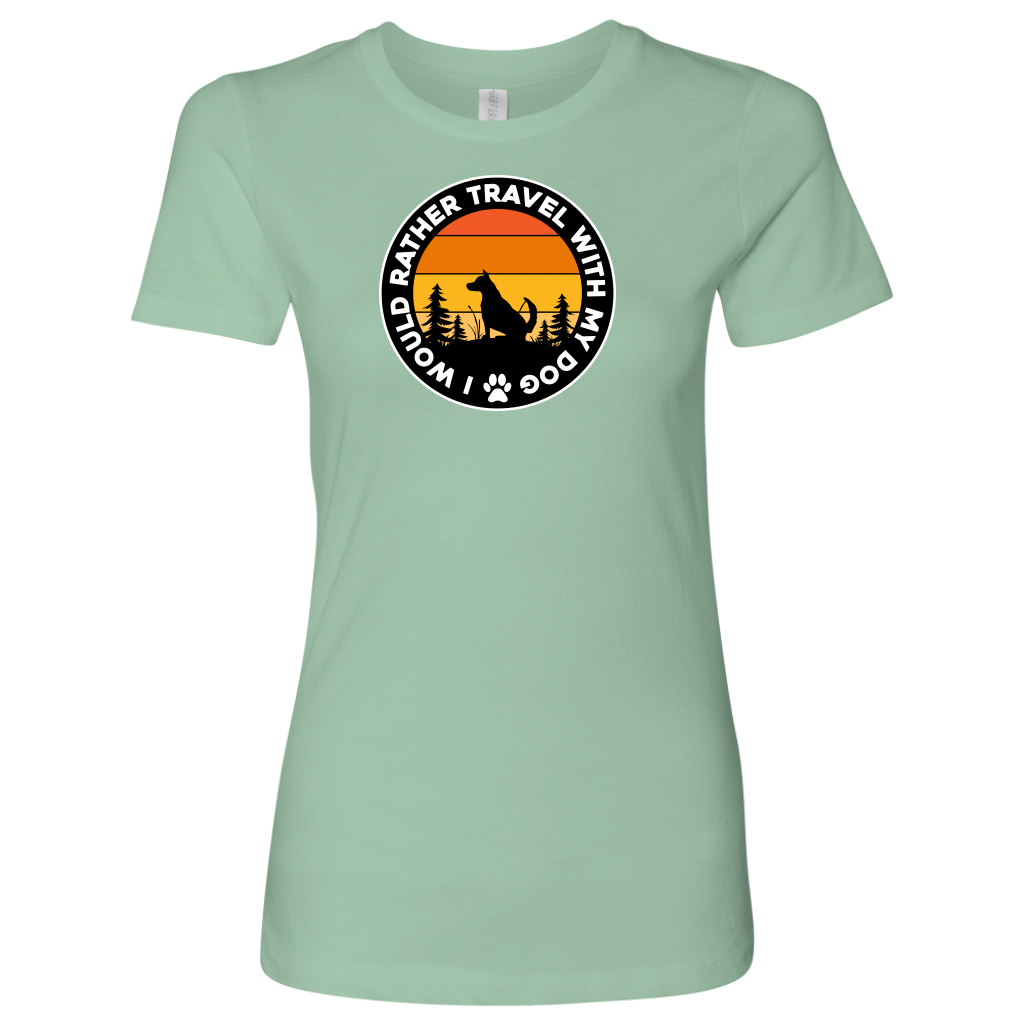 Travel  W/Dog Women's Shirt