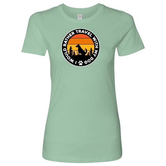 Travel  W/Dog Women's Shirt