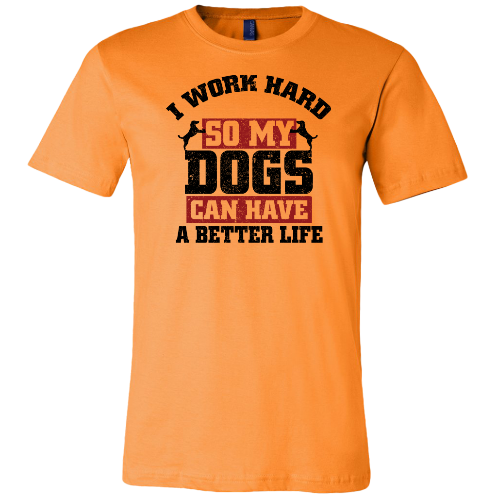 I Work Hard Men's Shirt
