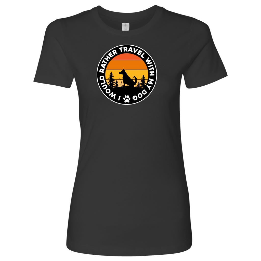 Travel  W/Dog Women's Shirt