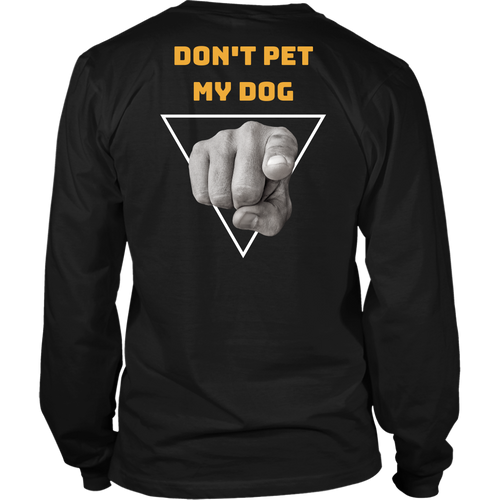 Don't Pet Men's Shirt - M&W CANINE SHOP
