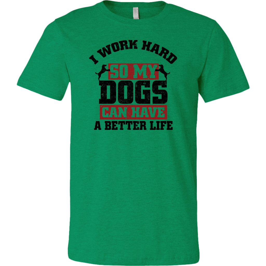 I Work Hard Men's Shirt