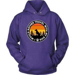 Travel With Dog Unisex Hoodie
