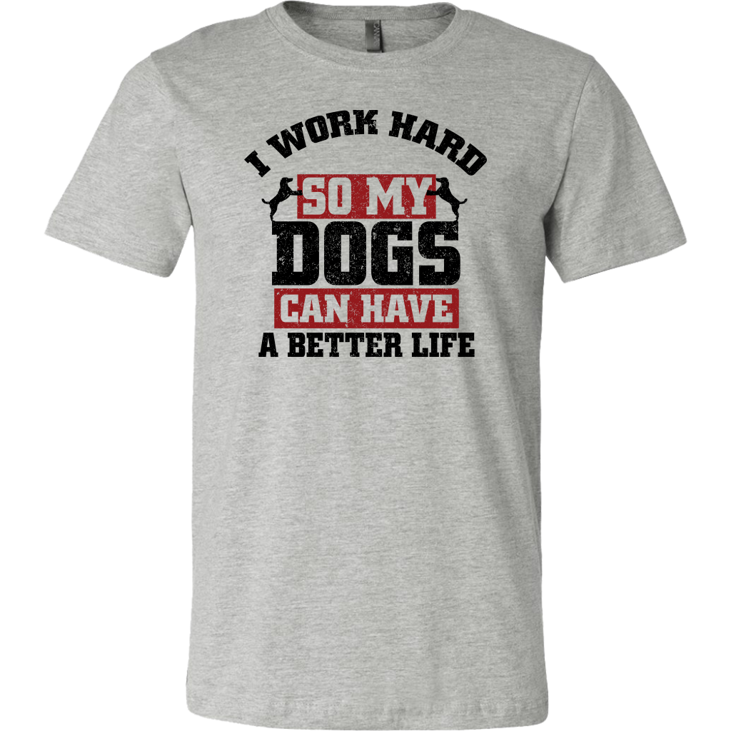 I Work Hard Men's Shirt