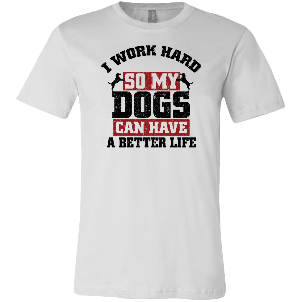 I Work Hard Men's Shirt