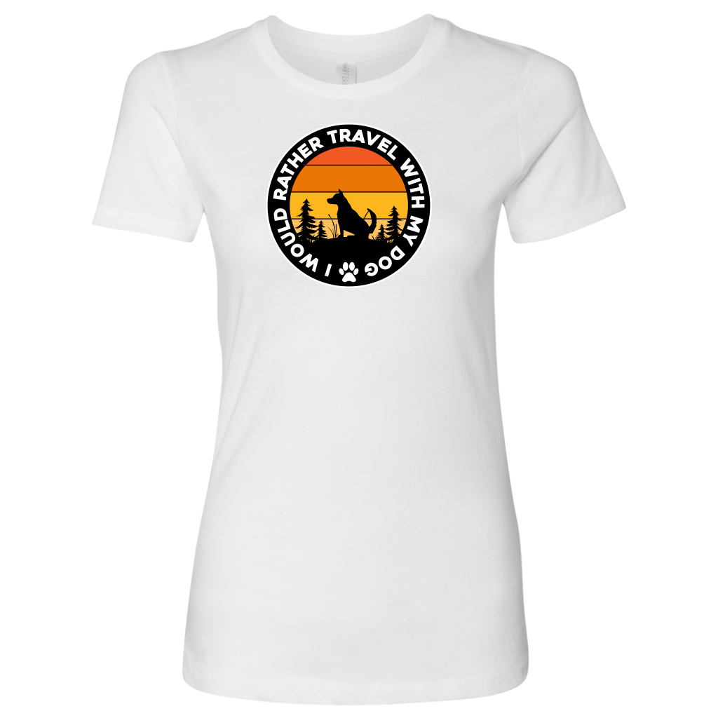 Travel  W/Dog Women's Shirt