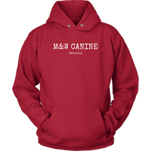 Load image into Gallery viewer, M&amp;W Canine Hoodie Unisex - M&amp;W CANINE SHOP