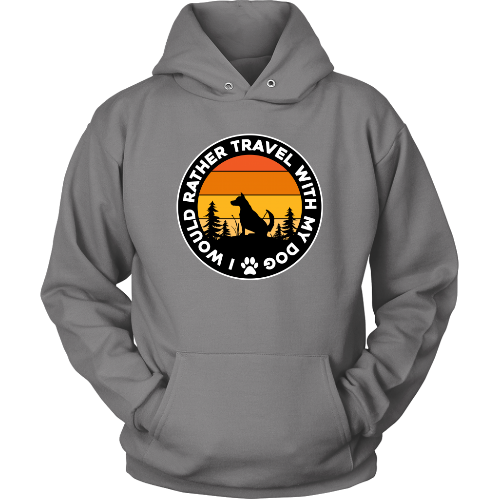 Travel With Dog Unisex Hoodie