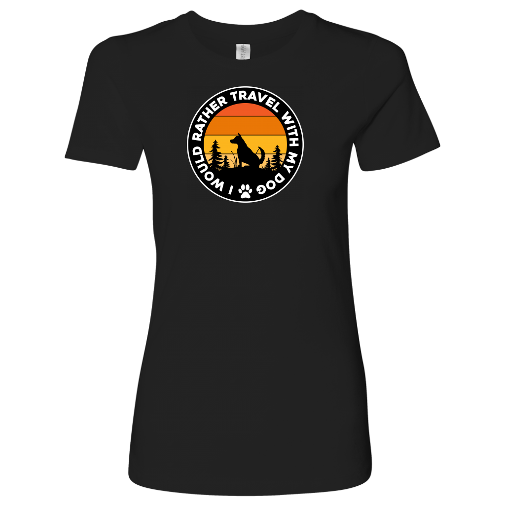 Travel  W/Dog Women's Shirt