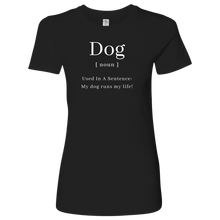 Load image into Gallery viewer, Dog Definition Women&#39;s Shirt - M&amp;W CANINE SHOP